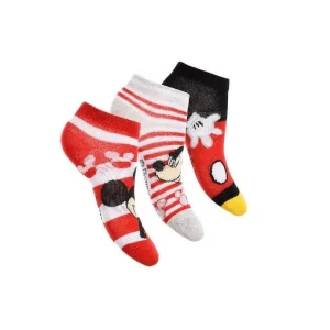 3 paar enkelsokken Mickey Mouse