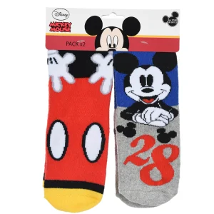 2-pack antislip sokken Mickey Mouse