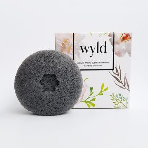 Wyld Skincare | Konjac Sponge | Bamboo Charcoal